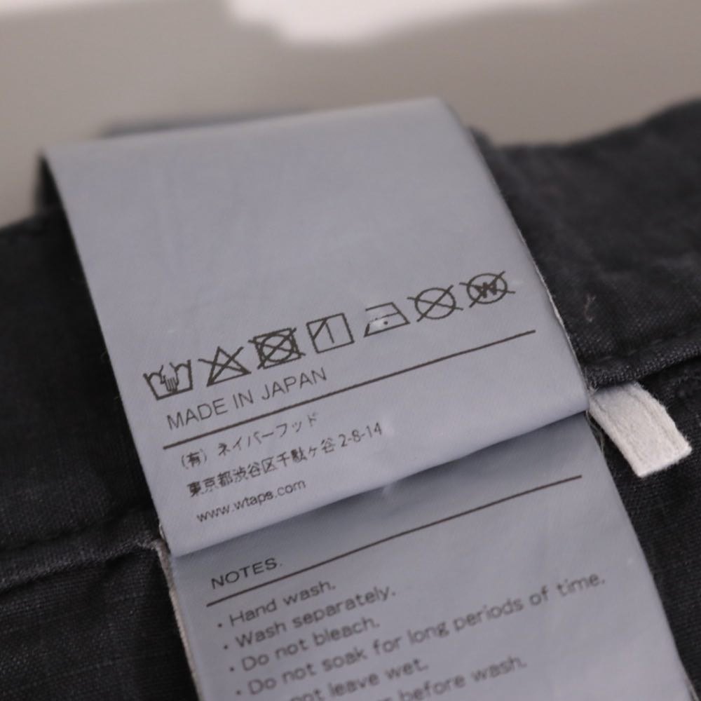 WTAPS 25SS | WTAPS MILT9602 / TROUSERS / COTTON. RIPSTOP "Black" (251WVDT-PTM02)