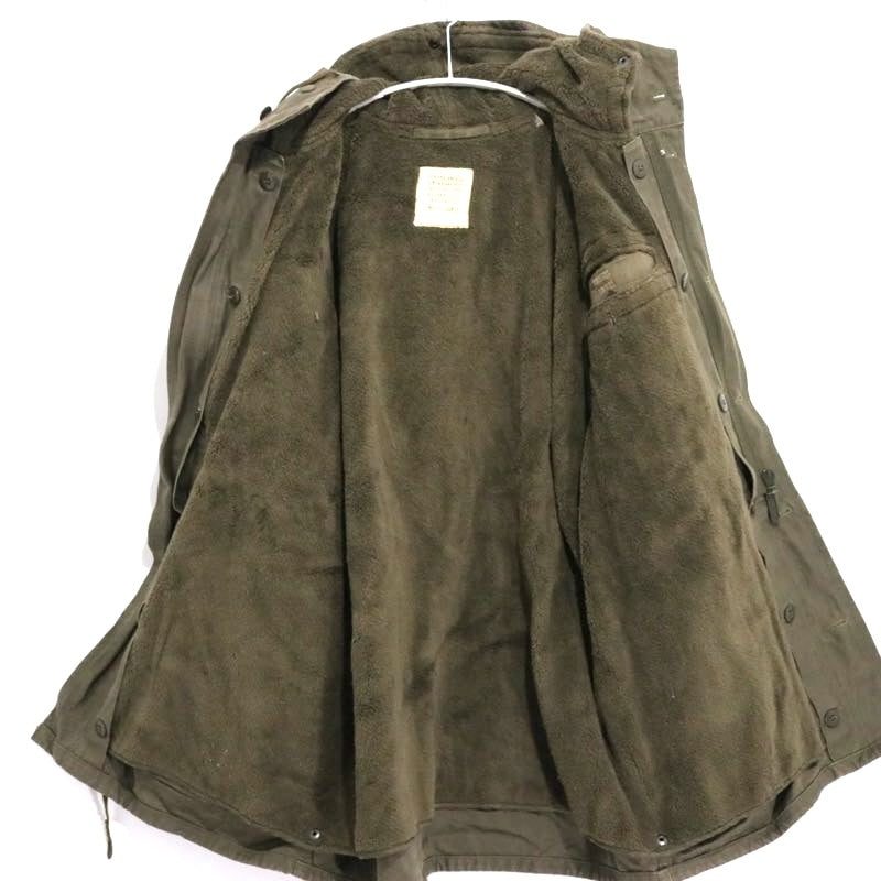 MILITARY 80s | German Army Field Parka "Olive / Boa Lining" (Gr.3)