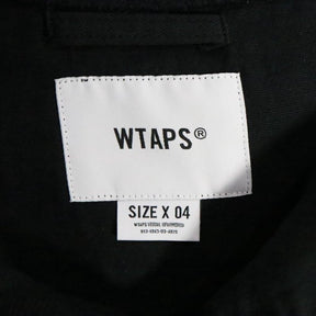 WTAPS 25AW | CHAMBER / LS / COTTON. TWILL "Black" (252WVDT-SHM04)