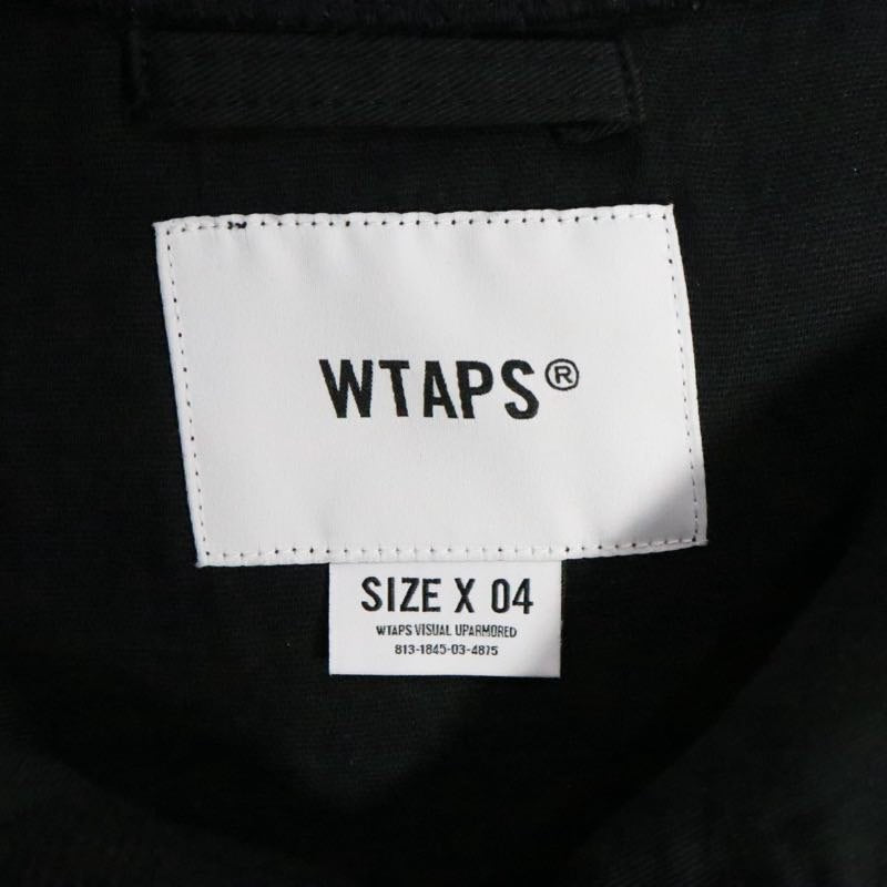WTAPS 25AW | CHAMBER / LS / COTTON. TWILL "Black" (252WVDT-SHM04)