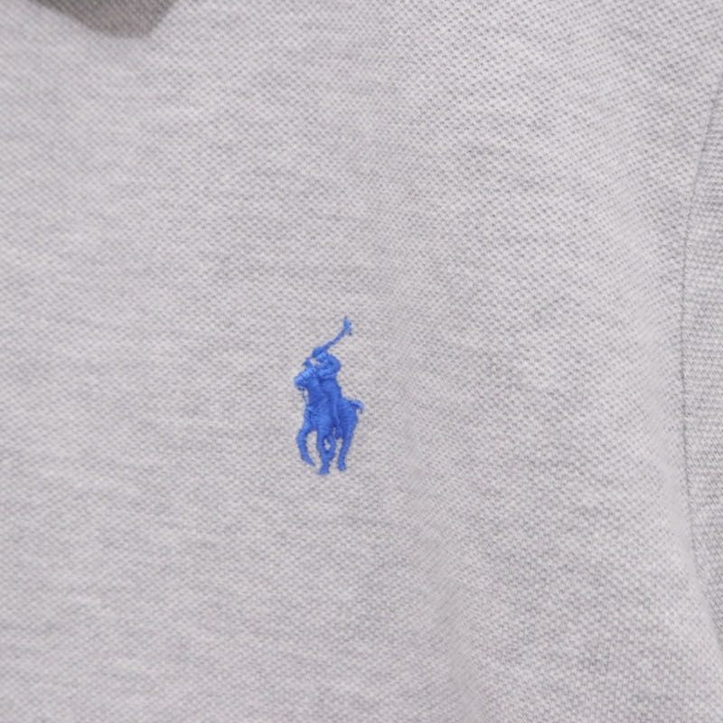 Polo Ralph Lauren | Cotton Pique Polo Shirt "Grey / Blue Pony" (CA56658)