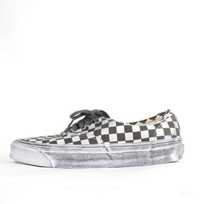 VANS VAULT | OG Authentic LX "Stressed Black / White Checkerboard" (VN0A5FBD95Y1)