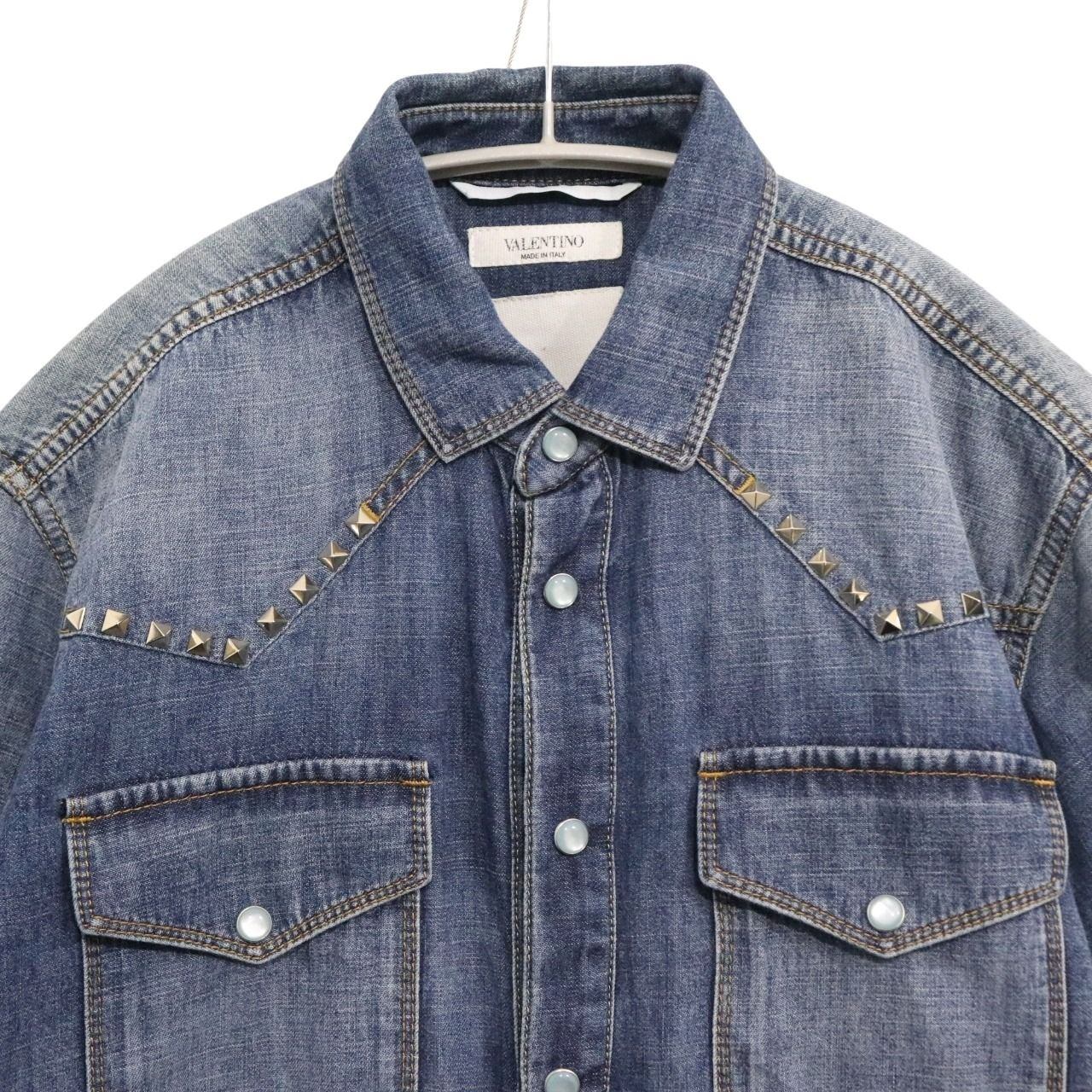 VALENTINO(ヴァレンティノ) Rockstud Denim Shirt
