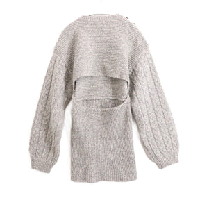 Rosarymoon(ロザリームーン) 19AW Melange Knit Tunic