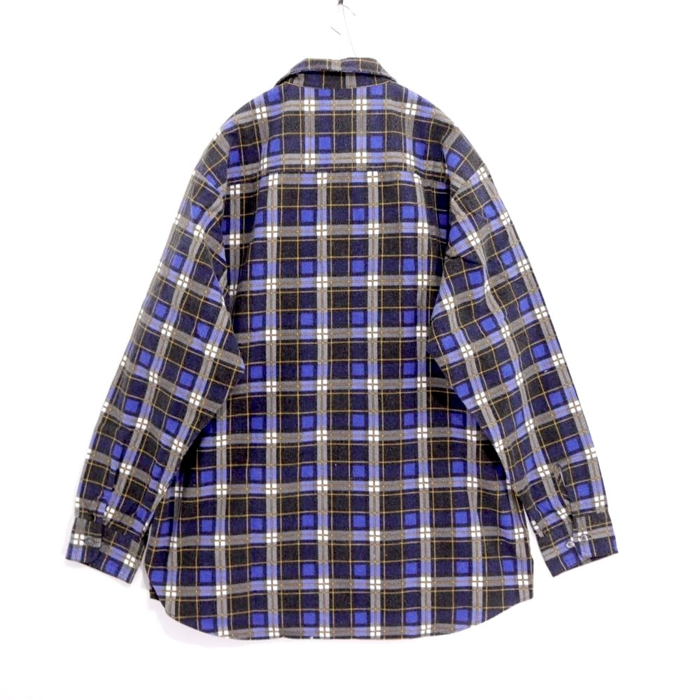 FAT 04FW | Flannel Check Shirt JACK "Blue" (F/04-FW/SH-02)
