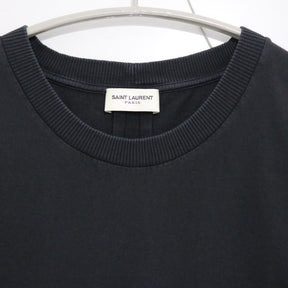 Saint Laurent Paris | Washed Pocket T-shirt "Black"(T80O 396675 Y2OP1)