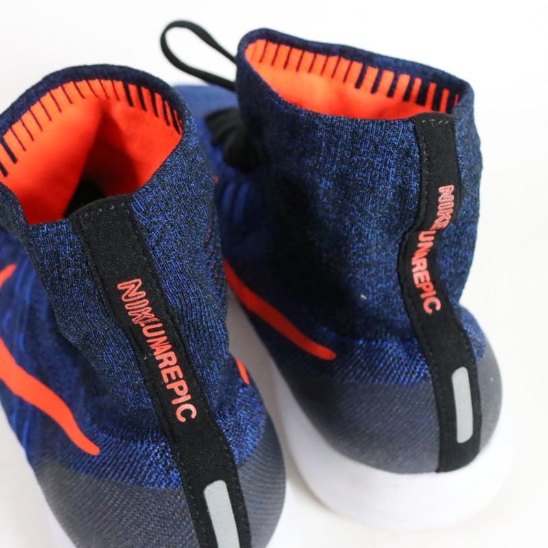 NIKE 16SS | LUNAREPIC FLYKNIT "Deep Royal Blue/Bright Mango" (818676-401)