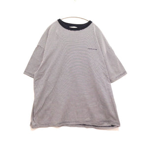 FARAH 24SS | Narrow Striped T-Shirt "Navy × White" (FR0401-M3003)
