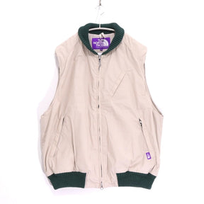 THE NORTH FACE PURPLE LABEL | 65/35 Field Insulation Vest "Beige / Green" (NY2400N)