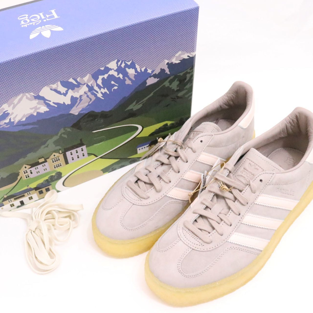 adidas(アディダス) 24AW Kith Ronnie Fieg × Clarks × adidas Gazelle Indoor “Molecule” IH5691