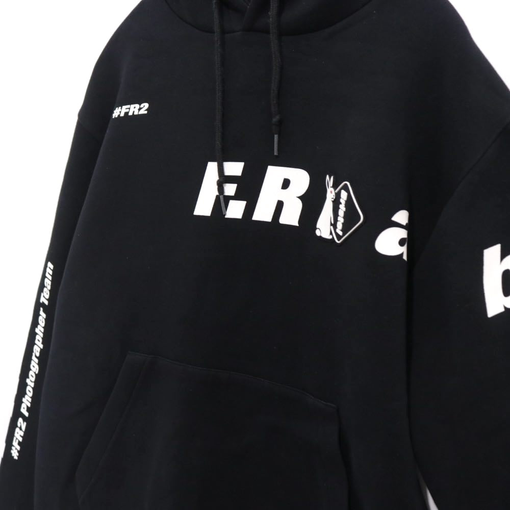 F.C.Real Bristol 20AW | #FR2 Sweat Hoodie "Black" (FCRB-202122)