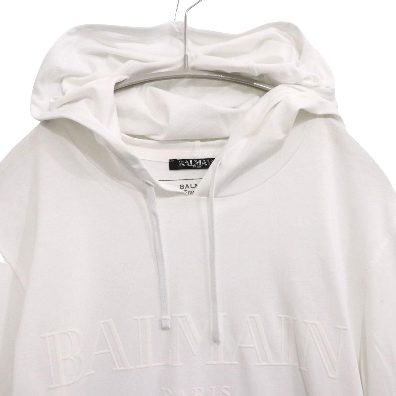 BALMAIN(バルマン) Logo Hoodie L/S T-Shirt