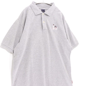 APPLEBUM | "Tribe Lady" Embroidery Polo Shirt "Grey"