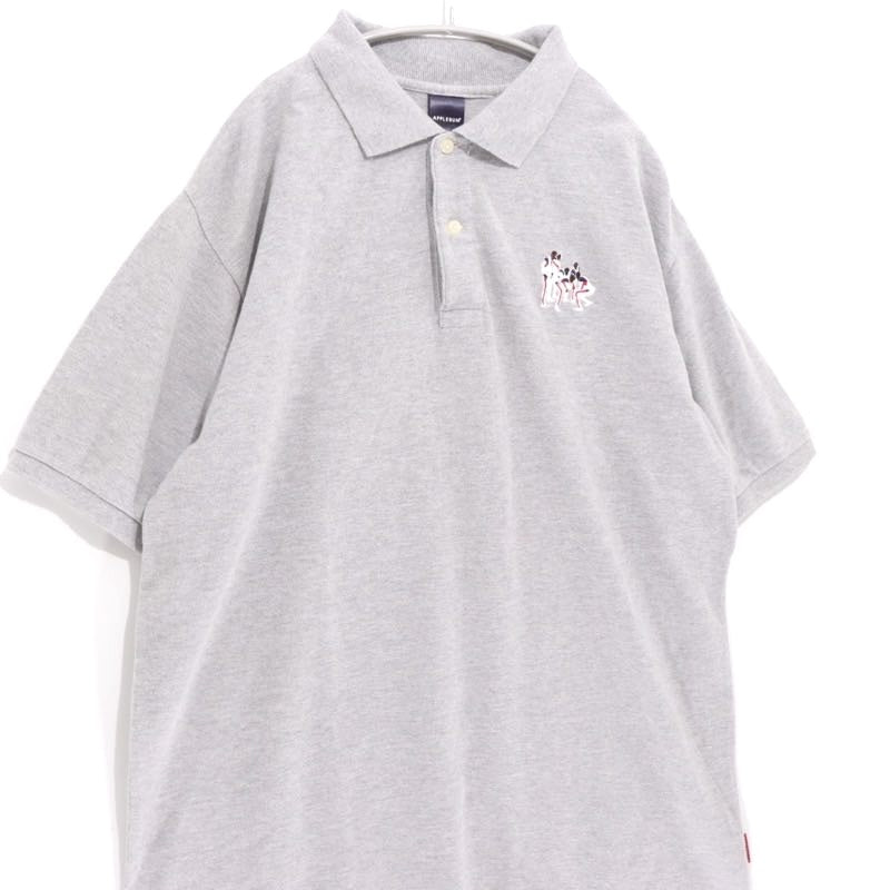 APPLEBUM | "Tribe Lady" Embroidery Polo Shirt "Grey"