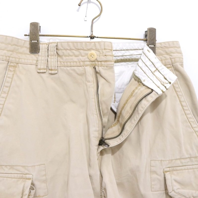00s POLO RALPH LAUREN | Cargo Short Pants "Beige/Cotton Twill"
