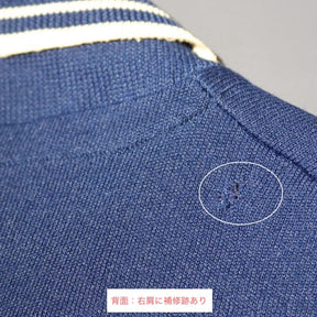 VINTAGE II | 70s BAN-LON Knit Polo Shirt "Navy"