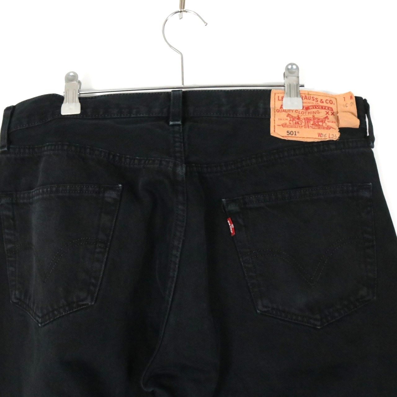 04s Levi's リーバイス vintage W36 メンズ ブラックデニム スペイン製 501