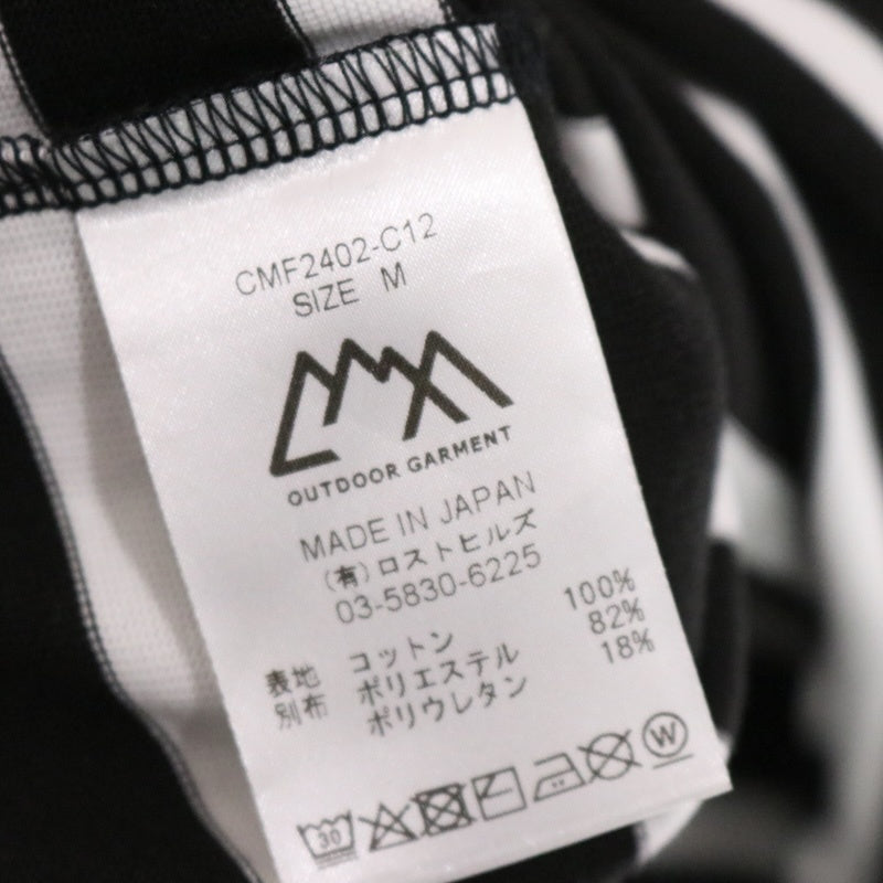 CMF OUTDOOR GARMENT 24FW | BORDER TEE H/S "White/Black" (CMF2402-C12)