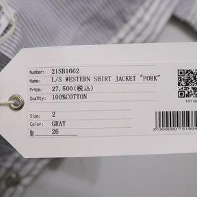 BEDWIN ＆ THE HEARTBREAKERS(ベドウィンアンドザハートブレイカーズ) 21ss L/S WESTERN SHIRT JACKET PORK