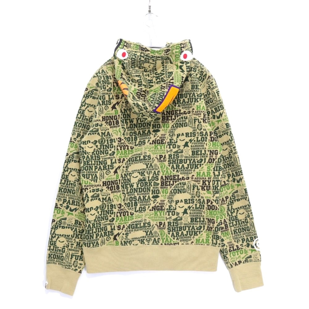 A BATHING APE 25th Anniversary 18AW | Shark Full Zip Sweat Hoodie "S" (001ZPE201038X)