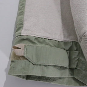 CMF OUTDOOR GARMENT 21SS | Mixed Material Sweat Hoodie "Beige" (CMF2101-J10J)