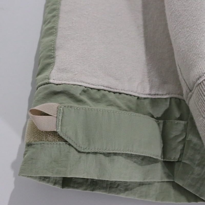 CMF OUTDOOR GARMENT 21SS | Mixed Material Sweat Hoodie "Beige" (CMF2101-J10J)
