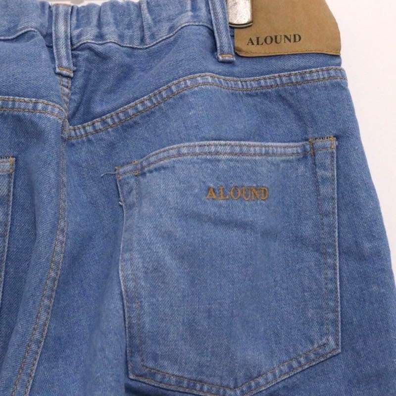 ALOUND 25SS | VENTILATION BLEACH DENIM PANTS "Ice Blue"