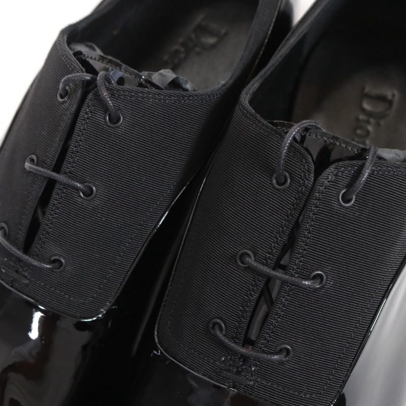 Dior HOMME | DERBY Vernis Ottoman "Black" (3DE007VOT)