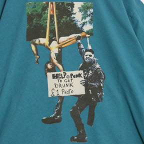 kolor(カラー)24aw HELP PUNK TO GET DRUNK 1 PHOTO S/S TEE