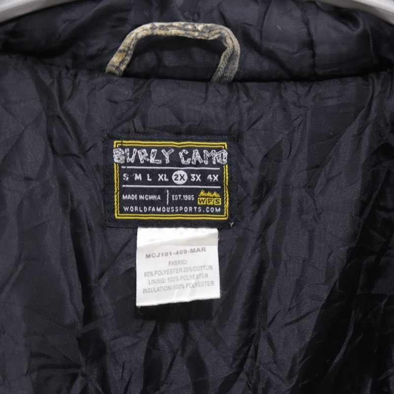 World Famous Sports 90s-00s | Burly Camo Real Tree Insulated Jacket (MCJ101-409-MAR)